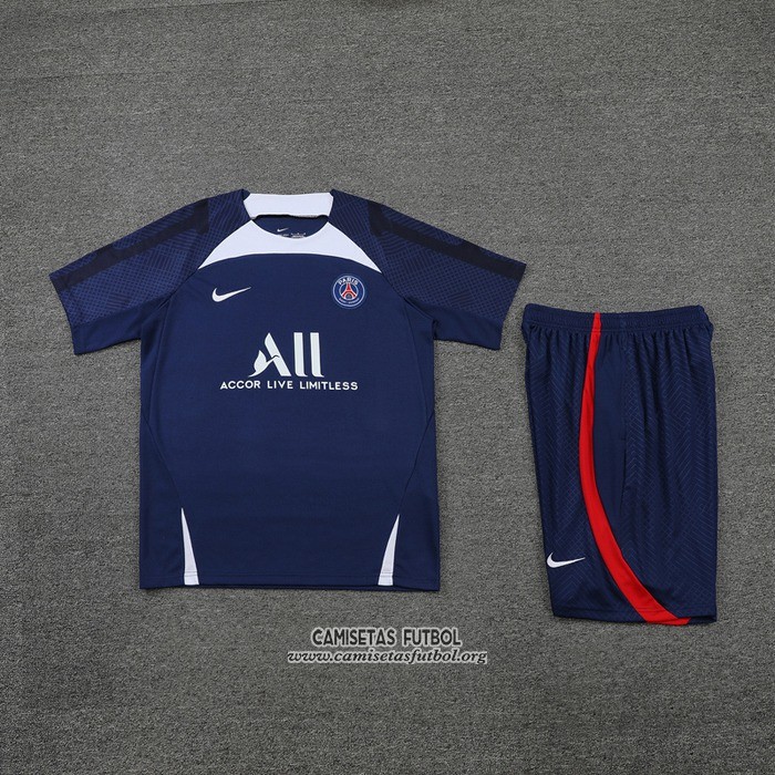 Chandal del Paris Saint-Germain Manga Corta 2022/2023 Azul - Pantalon Corto